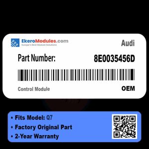 8E0035456D Control Module | Audi Q7 | Genuine OEM Part
