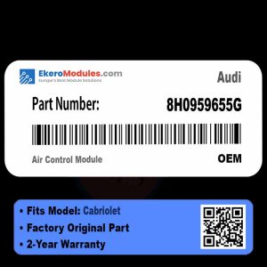 8H0959655G Air Control Module | Audi Cabriolet | Genuine OEM Part