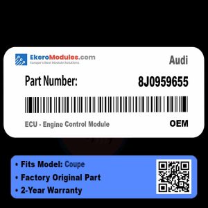 8J0959655 ECU - Engine Control Module | Audi Coupe | Genuine OEM Part
