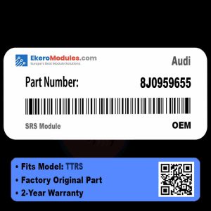8J0959655 SRS Module | Audi TTRS | Genuine OEM Part