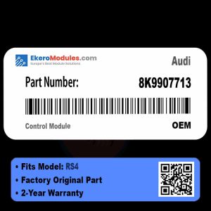 8K9907713 Control Module | Audi RS4 | Genuine OEM Part
