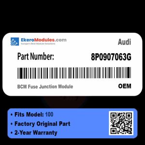 8P0907063G BCM Fuse Junction Module | Audi 100 | Genuine OEM Part