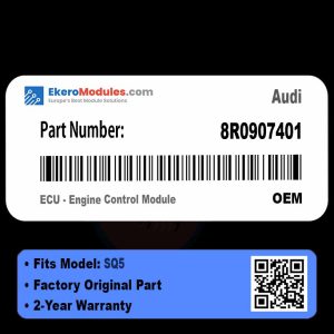 8R0907401 ECU - Engine Control Module | Audi SQ5 | Genuine OEM Part