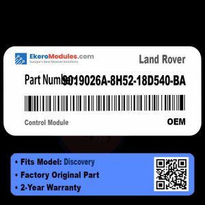 9019026A-8H52-18D540-BA Control Module | Land Rover Discovery | Genuine OEM Part
