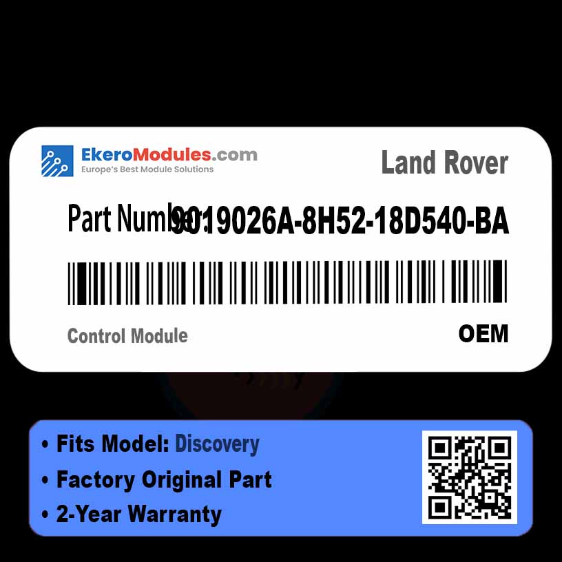 9019026A-8H52-18D540-BA Control Module | Land Rover Discovery | Genuine OEM Part