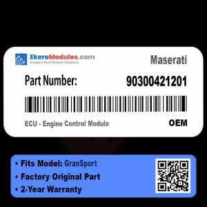 90300421201 ECU - Engine Control Module | Maserati GranSport | Genuine OEM Part