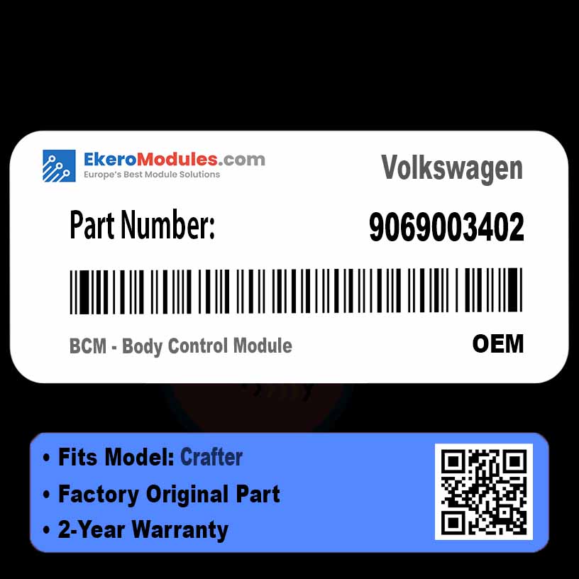 9069003402 BCM - Body Control Module | Volkswagen Crafter | Genuine OEM Part