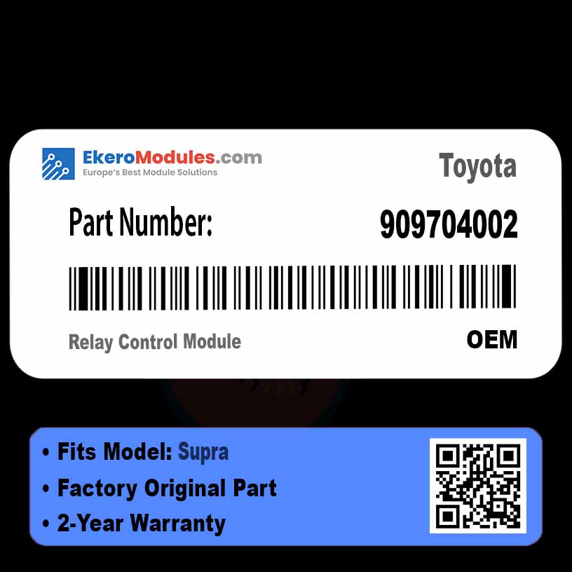 909704002 Relay Control Module | Toyota Supra | Genuine OEM Part