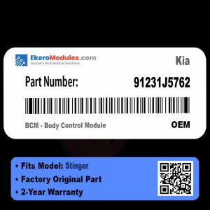 91231J5762 BCM - Body Control Module | Kia Stinger | Genuine OEM Part