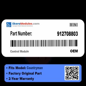 912708803 Control Module | MINI Countryman | Genuine OEM Part