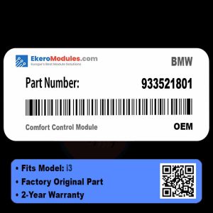 9335218-01 Fuse Relay Module | BMW i3 | Genuine OEM Part
