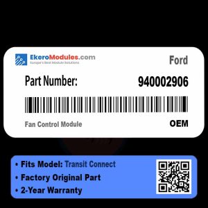 940002906 Fan Control Module | Ford Transit Connect | Genuine OEM Part