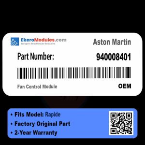 940008401 Fan Control Module | Aston Martin Rapide | Genuine OEM Part