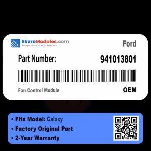 941013801 Fan Control Module | Ford Galaxy | Genuine OEM Part