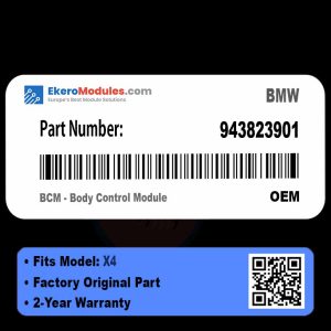 943823901 BCM - Body Control Module | BMW X4 | Genuine OEM Part