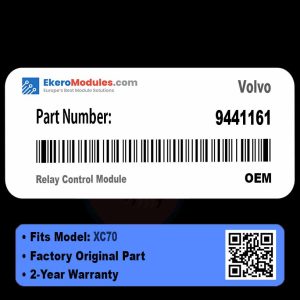 9441161 Relay Control Module | Volvo XC70 | Genuine OEM Part