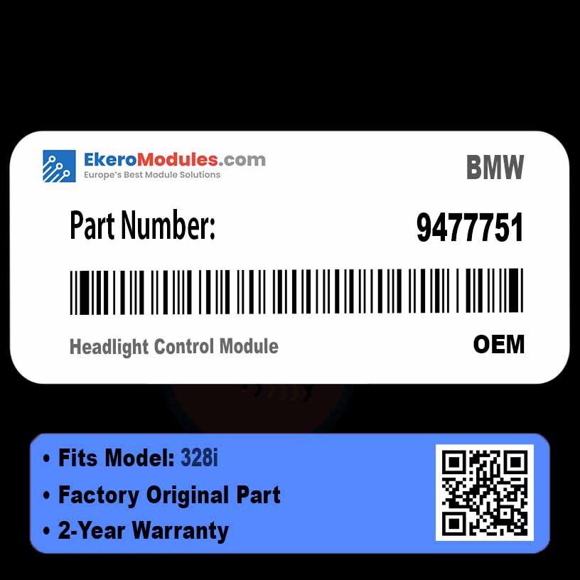 9477751 Headlight Control Module | BMW 328i | Genuine OEM Part