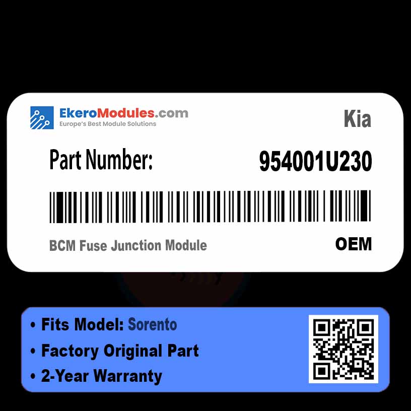 954001U230 BCM Fuse Junction Module | Kia Sorento | Genuine OEM Part