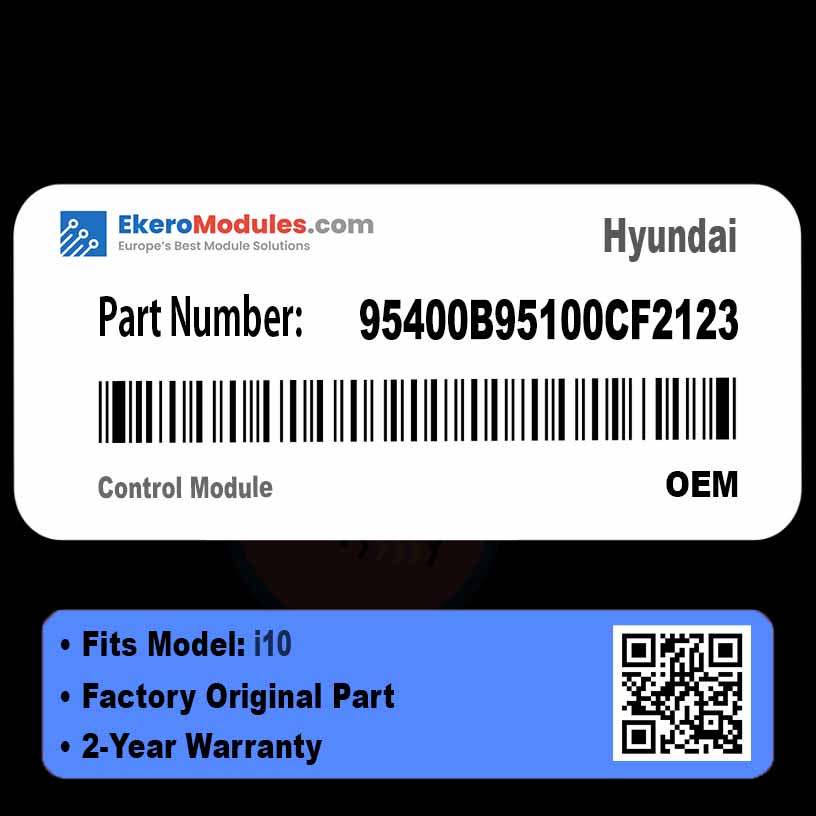 95400B95100CF2123 Control Module | Hyundai i10 | Genuine OEM Part