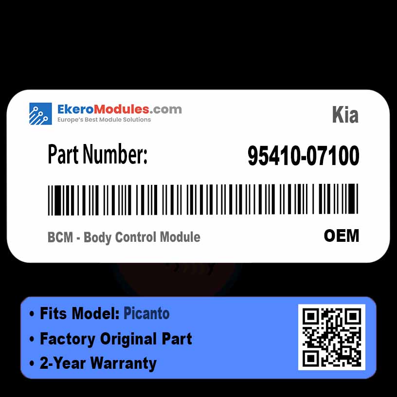 9541007100 Control Module | Kia Picanto | Genuine OEM Part