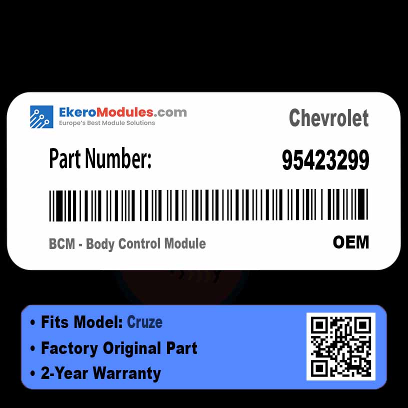 95423299 BCM - Body Control Module | Chevrolet Cruze | Genuine OEM Part