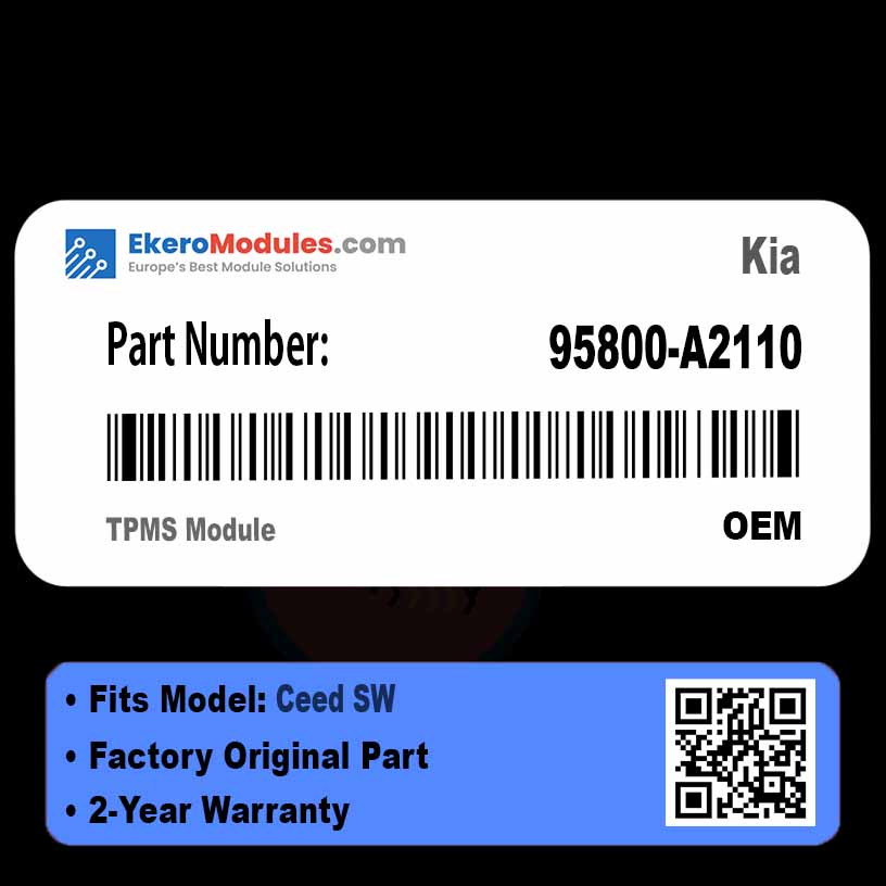 95800-A2110 TPMS Module | Kia Ceed SW | Genuine OEM Part