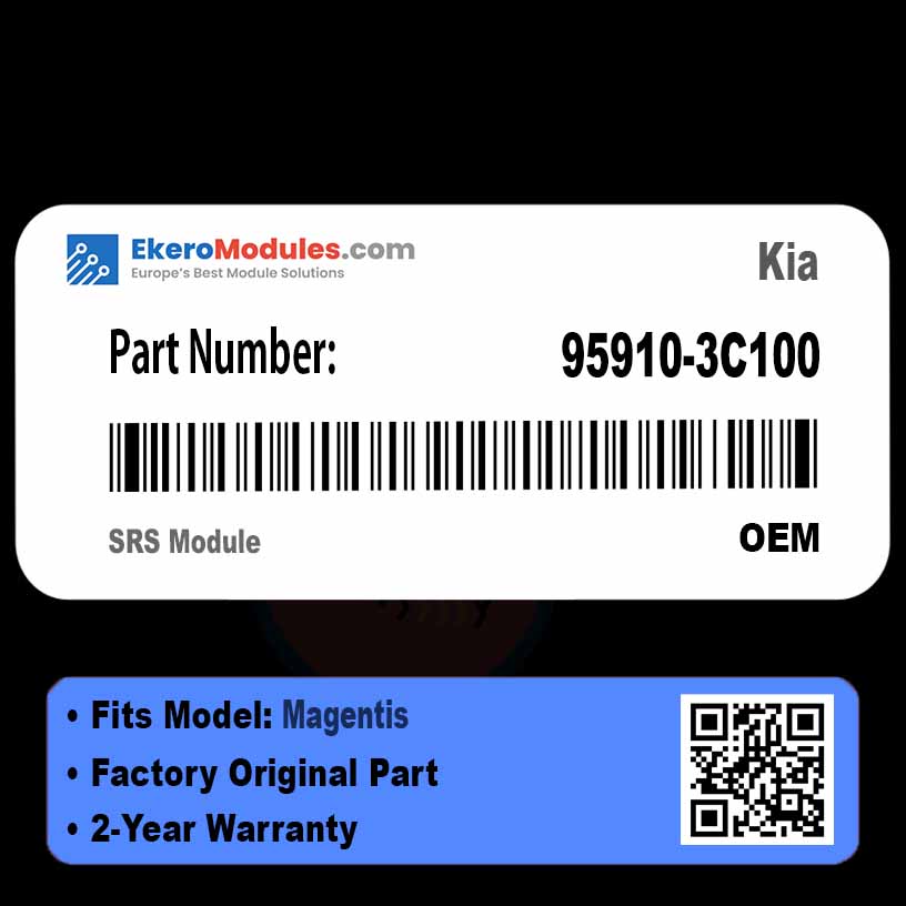 95910-3C100 SRS Module | Kia Magentis | Genuine OEM Part