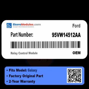 95VW14512AA Relay Control Module | Ford Galaxy | Genuine OEM Part