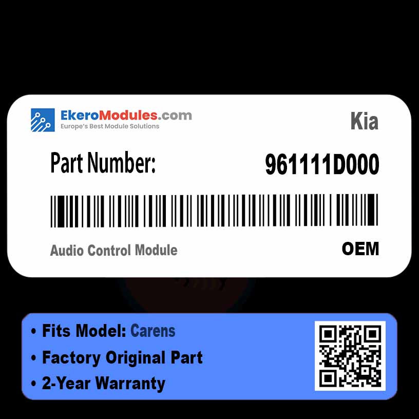 961111D000 Audio Control Module | Kia Carens | Genuine OEM Part