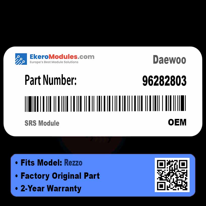 96282803 SRS Module | Daewoo Rezzo | Genuine OEM Part