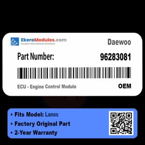 96283081 ECU - Engine Control Module | Daewoo Lanos | Genuine OEM Part