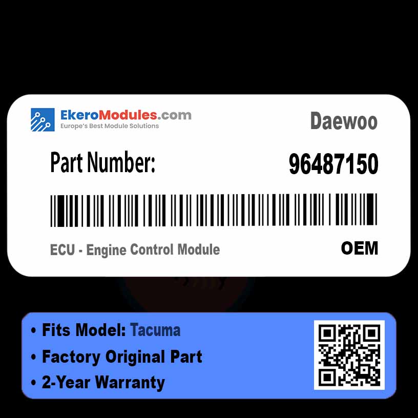 96487150 ECU - Engine Control Module | Daewoo Tacuma | Genuine OEM Part