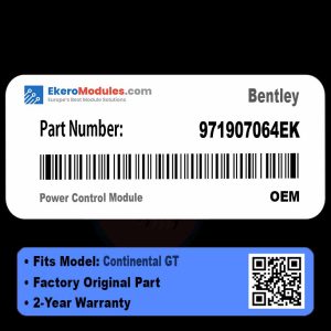 971907064EK Power Control Module | Bentley Continental GT | Genuine OEM Part