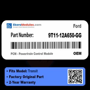 9T11-12A650-GG PCM - Powertrain Control Module | Ford Transit | Genuine OEM Part