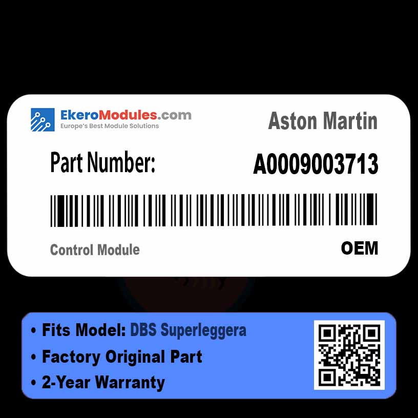 A0009003713 Control Module | Aston Martin DBS Superleggera | Genuine OEM Part