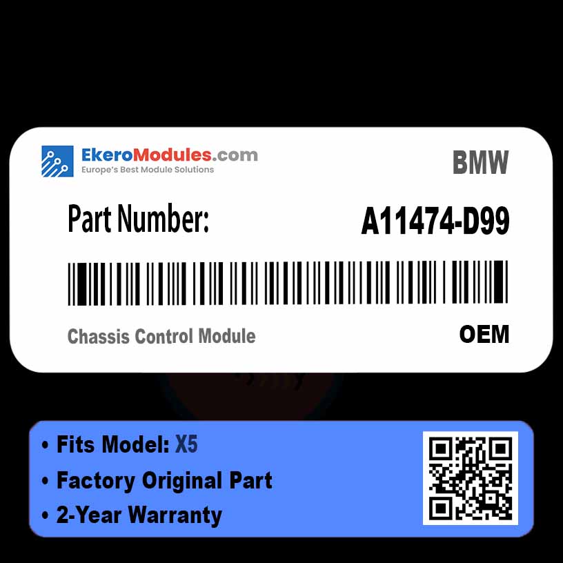 A11474-D99 Chassis Control Module | BMW X5 | Genuine OEM Part
