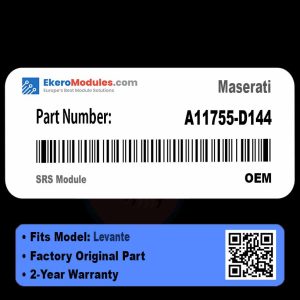 A11755-D144 SRS Module | Maserati Levante | Genuine OEM Part