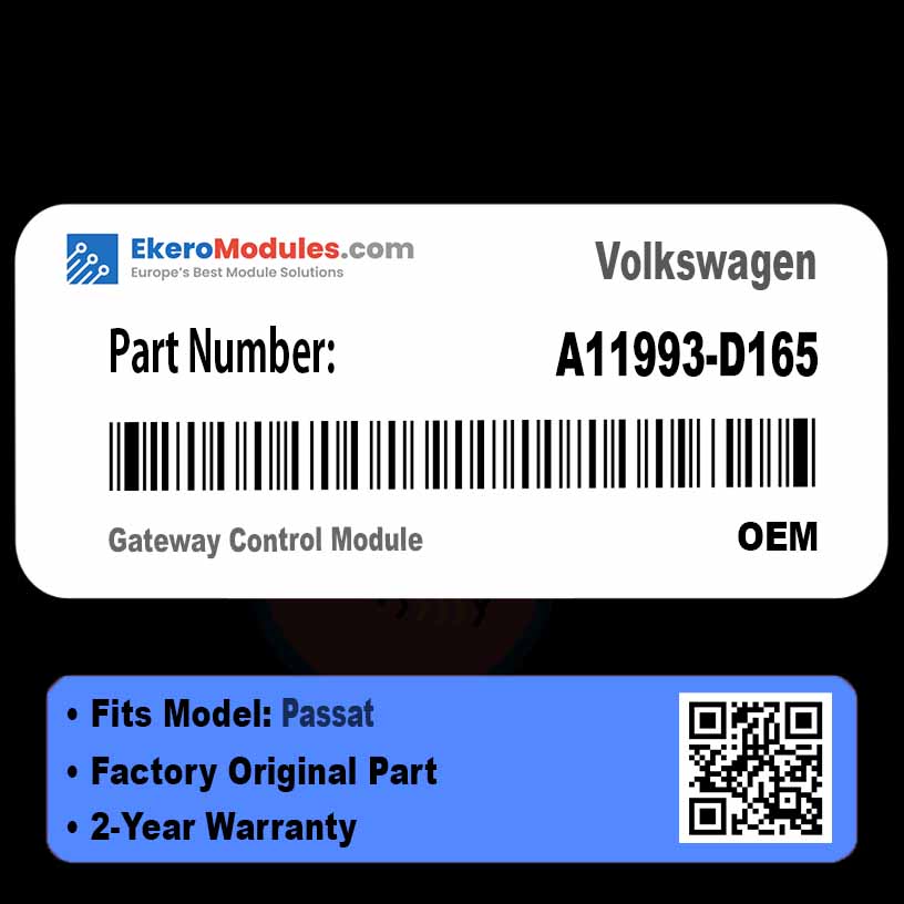A11993-D165 Gateway Control Module | Volkswagen Passat | Genuine OEM Part