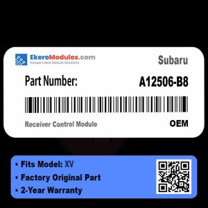 A12506-B8 Receiver Control Module | Subaru XV | Genuine OEM Part