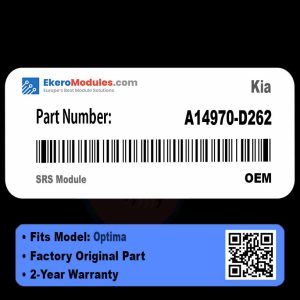 A14970-D262 SRS Module | Kia Optima | Genuine OEM Part