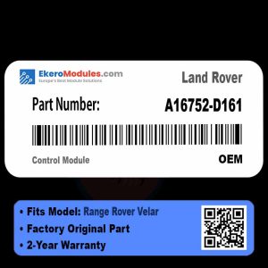 A16752-D161 Control Module | Land Rover Range Rover Velar | Genuine OEM Part