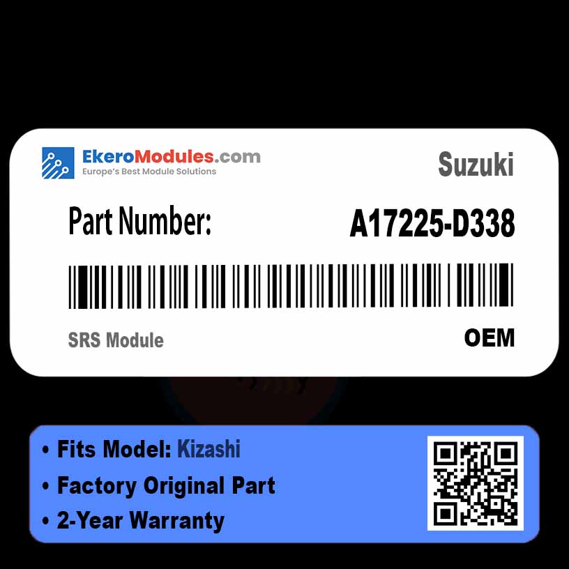 A17225-D338 SRS Module | Suzuki Kizashi | Genuine OEM Part