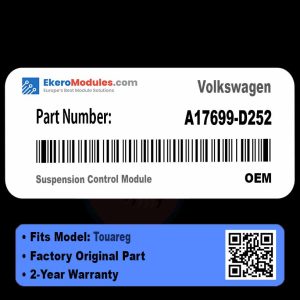 A17699-D252 Suspension Control Module | Volkswagen Touareg | Genuine OEM Part