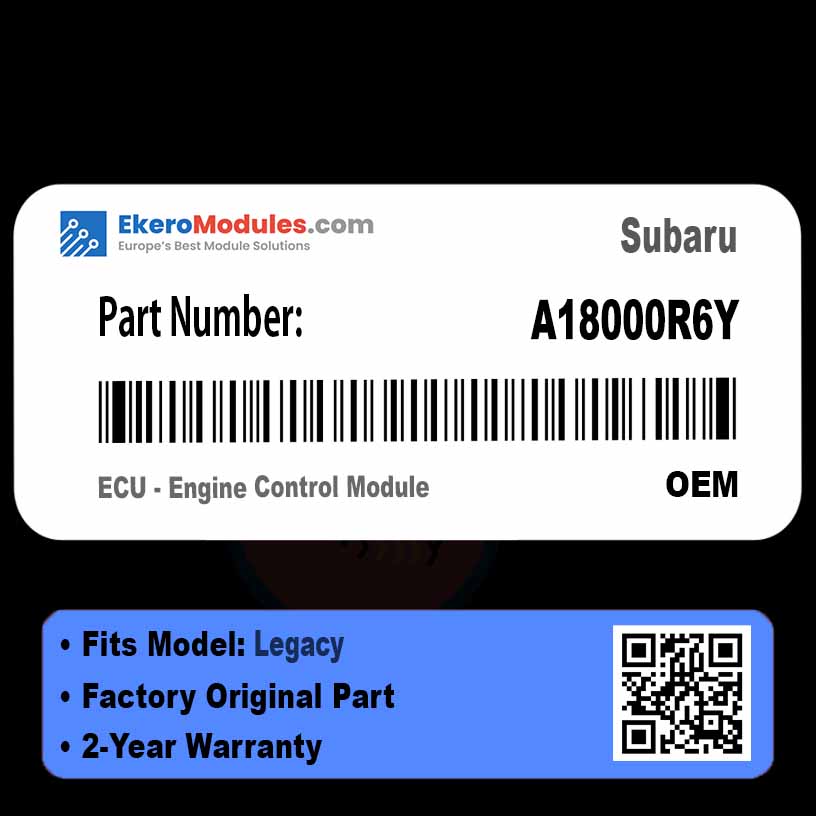 A18000R6Y ECU - Engine Control Module | Subaru Legacy | Genuine OEM Part