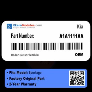 A1A1111AA Radar Sensor Module | Kia Sportage | Genuine OEM Part