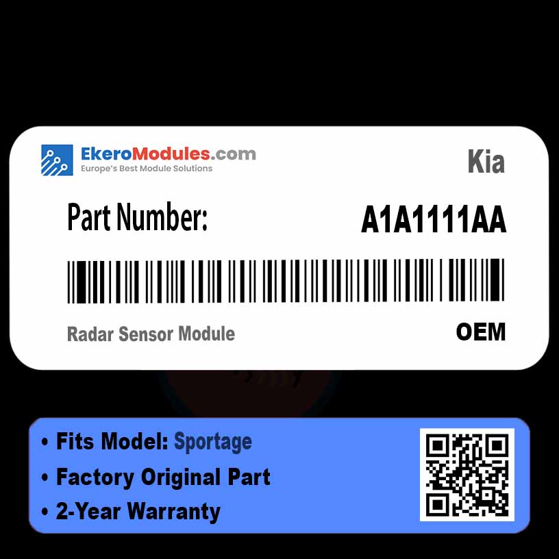 A1A1111AA Radar Sensor Module | Kia Sportage | Genuine OEM Part