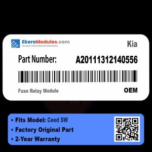 A20111312140556 Fuse Relay Module | Kia Ceed SW | Genuine OEM Part