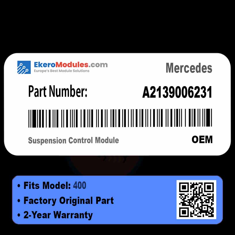 A2139006231 Suspension Control Module | Mercedes 400 | Genuine OEM Part