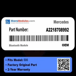 A2218708992 Bluetooth Module | Mercedes 500 | Genuine OEM Part