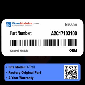 A2C17103100 Control Module | Nissan X-Trail | Genuine OEM Part